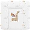 Ceba Baby Materassino Fasciatoio 75x70, Giraffa 75x70 cm