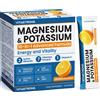 Vitastrong Magnesio & Potassio - 24 Stick, Benessere Quotidiano ed Ene