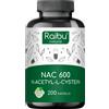 Raibu NAC N-Acetil-L-Cisteina Capsule 600mg - RAIBU 200 pz Capsule