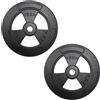 FFitness 2 Dischi Olimpionici da 10 Kg Foro da ø 30 mm FF 1 St