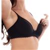 MYSANITY® Reggiseno Allattamento imbottito 3D Coppa C Nero 1 St