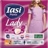 IASI Pants LADY, 12 Mutande Assorbenti Donna monouso, Assorbenza PLUS,