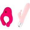 HUGBOX Cofanetto Duo - Stimolatore Clitorideo e Vibratore Punto G 30x3