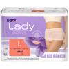 Seni Pantaloni Seni Lady, biancheria intima assorbente 10 pz Pannolini