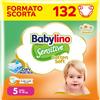 Babylino Sensitive Cotton Soft, Pannolini Taglia 5, Junior (11-16kg),