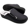 Sanì Ciabatte Sanitarie Anatomiche Pantofole in Vera Pelle con Elastic
