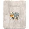 Ceba Baby Materassino Fasciatoio 50x70, Ippopotamo 50x70 cm