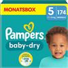 Pampers Pannolini Pampers taglia 5 (11-16kg) Baby-Dry 174 pz Pannolini