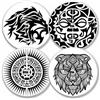 MySweetStitch | Freestyle Libre 1 & 2 Sensor Sticker | Wild 4 pz Acces