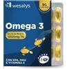 Omega 3 WESALYS® - Certificazione IFOS 5 stelle 90 pz Perle