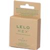 LELO HEX Organic Preservativi in Lattice Biologico 3 Pezzi 3 pz Preser