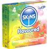 Skins Condoms Skins *Flavoured* Fun Flavours 4 pz Preservativi