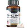 Best Immune International Best Immune Vitamina K2 MK7 100 mcg D3 (Colecalciferolo) 2000 UI 100 p