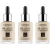 Catrice Cosmetics HD Liquid Coverage Foundation, Confezione da 3 pezzi