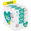 Pampers Sensitive Baby Wipes, 1200 salviette (15 x 80) senza profumo,