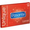 Pasante Preservativi Senza Lattice Pasante Unique 3 pz 3 pz Preservativi