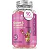 maxmedix Calcio & Vitamina D3 per Bambini 90 pz Gummibärchen