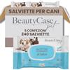 BeautyCase Salviette Detergenti Animali al Talco Soft 240 St