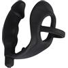 Black Velvets - Anello fallico vibrante con plug - Stimolazione P 1 pz