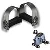 FFitness COPPIA PEDALI NERI 9/16" ANTISCIVOLO REGOLABILI FF 1 St