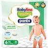Babylino Premium Pants, Pannolini a mutandina Taglia 6 ULTRA SOFT, XL