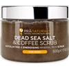 PraNaturals Scrub corpo con sale del Mar Morto e caffè 500 g