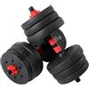 FFitness Set Manubri Regolabili Convertibili da 10 Kg FF 1 St