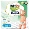 Babylino Premium Pants, Pannolini a mutandina Taglia 7 ULTRA SOFT, XL