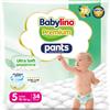 Babylino Premium Pants, Pannolini a mutandina Taglia 5 ULTRA SOFT, Jun