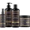 Kerargan - Set Shampoo, Balsamo, Maschera & Siero Olio di Ricino - Ant