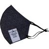 Nanovio Maschera FFP2 riutilizzabile I Nero e Oro I Nano Maschera dall