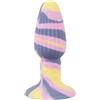 You2Toys Plug anale colorato con base a ventosa "Triple Color Butt Plug" | You2