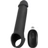 Rebel - Guaina peniena con anello testicolostico e vibrazione 1 pz Vib