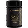 Purovitalis NAD+ Booster con NR, Vitamina B3, L-ERGO, e Antiossidanti
