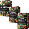 P-Beauty Sapone nero africano naturale per la cura della pelle 3x100 p