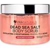 PraNaturals scrub corpo con sale del Mar Morto e pesca e miele 500 g