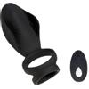 HUGBOX Sex Toy Anello Vibrante 3 in 1 - Anello Fallico, Stimolatore e