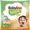 Babylino Sensitive Cotton Soft, Pannolini Taglia 6, Extra Large (15-30