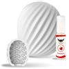 Lovelyness - Uovo Masturbatore "Spiral" - Set + lubrificante 1 St