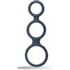 Boners - triplo anello per il pene e tenditore sferico in silicone 1 S