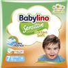 Babylino Sensitive Cotton Soft, Pannolini Taglia 7, Extra Large Plus (