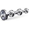 Lovelyness - plug anale in metallo 3 sfere con pietra decorativa 1 St