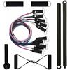 FITPADDY - Kit allenamento con elastici e bilanciere 51x16x14 cm