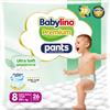 Babylino Premium Pants, Pannolini a mutandina Taglia 8 ULTRA SOFT, Ext
