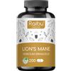 RAIBU - Hericium Erinaceus (Lion's Mane), Estratto 30:1 con Pepe Nero