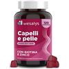 Wesalys Integratore Capelli e Pelle di WESALYS® in pratiche Caramelle Gommose