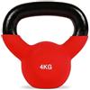 FFitness Kettlebell in Ghisa Rivestita in Neoprene Rosso FF 1 St