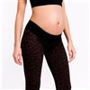MYSANITY® Leggings Premaman Leo Tabacco con Fascia di Sostegno 1 St