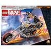 LEGO Marvel 76245 Mech e Moto di Ghost Rider, Giocattolo con Action Fi