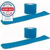 axion Nastri kinesiologici PRECUT blu - 20 strisce da 25 x 5 cm ciascu